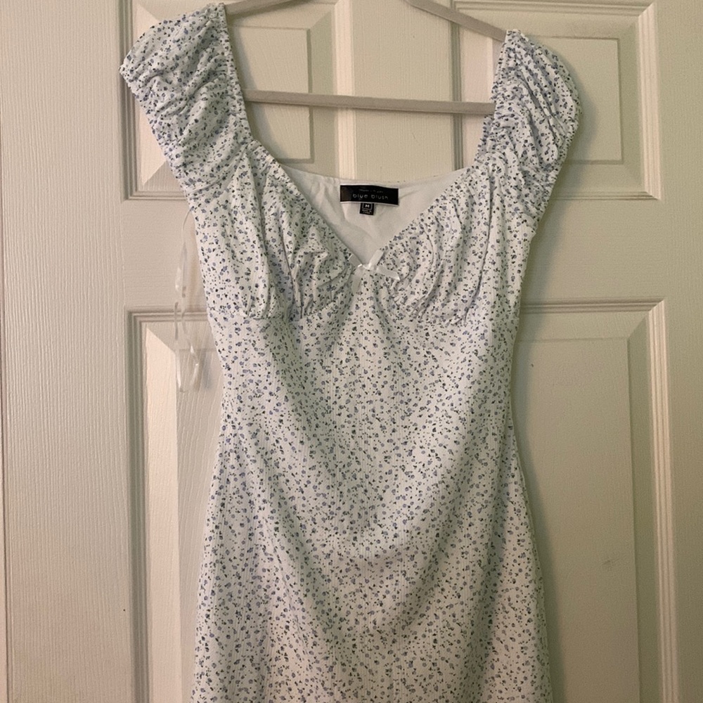 White Floral Dress